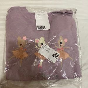 New little girls lavender sweater